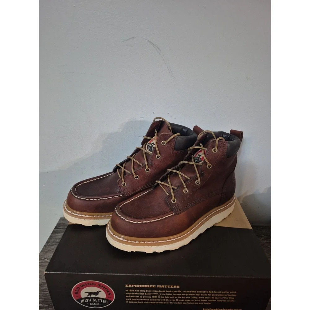 Irish Setter 83605 Ashby Men's Size 9  E2 Boots Soft Toe Electrical Hazard New